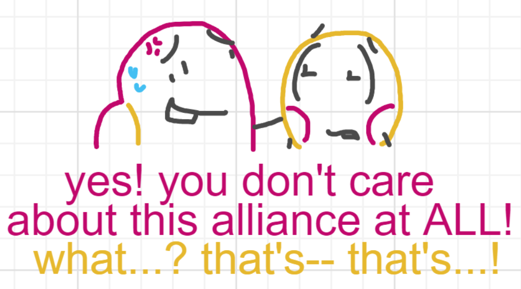 A panel from What's The Point, episode five of the Board Boards object show by Furretwalk/WalkingFurret.